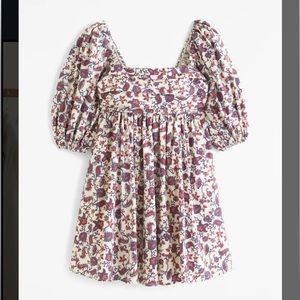 Emerson Poplin Puff Sleve mini dress